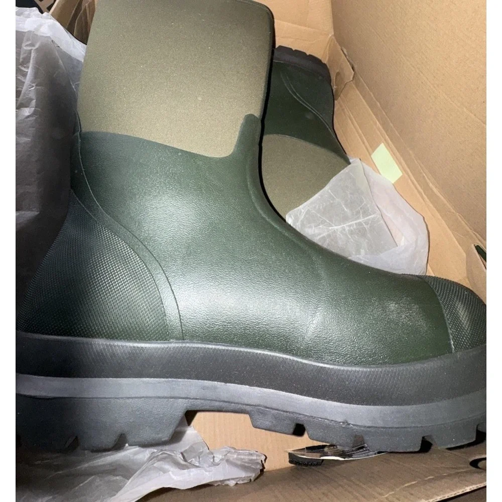 The Original Muck Boot Company Chore Tall Rubber Boots Moss‎ Green Men Size 13M